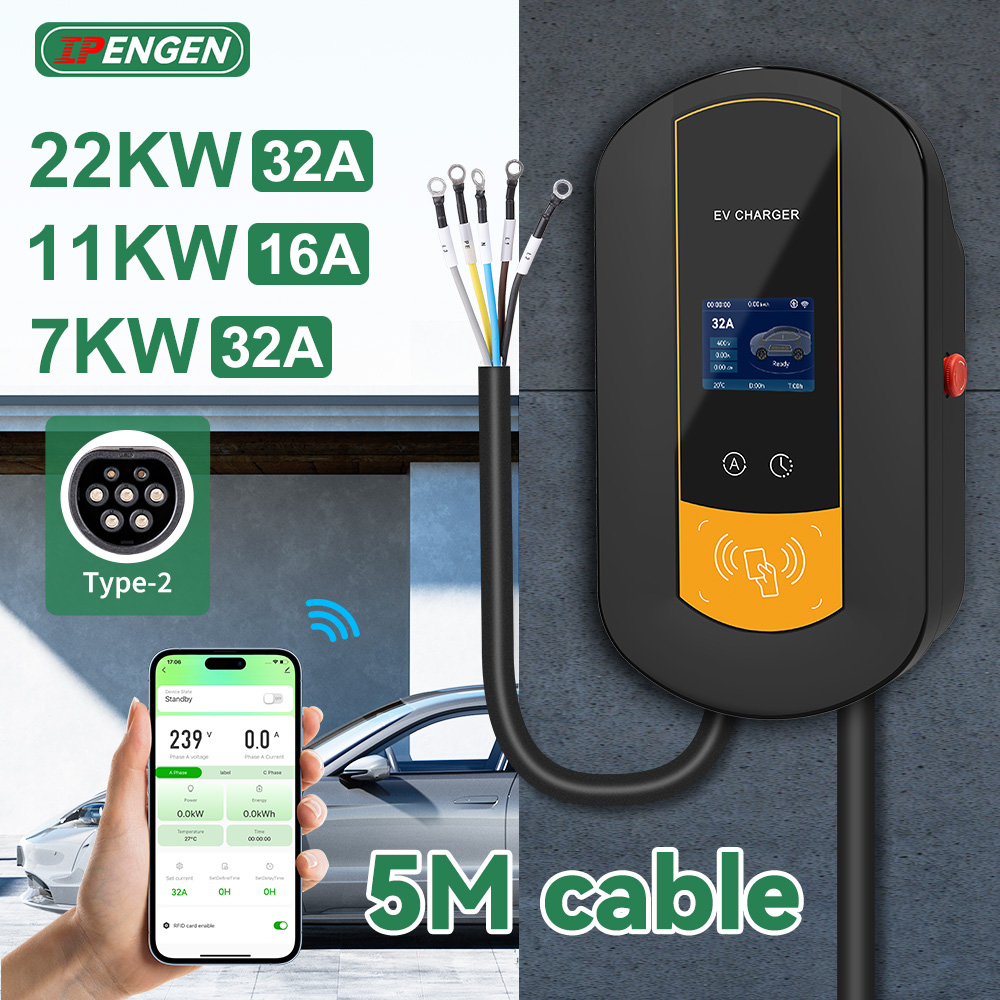 Home Ev Charger - IPENGEN Type2 EV Charging Station 7KW