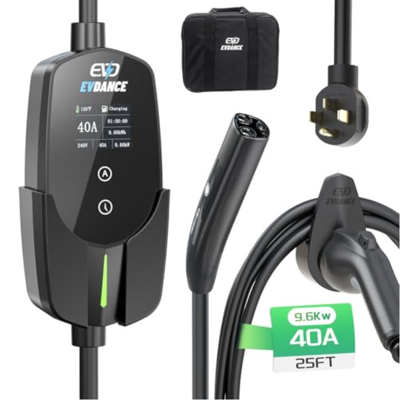 Portable Ev Charger - EVDANCE Portable EV Charger for Tesla
