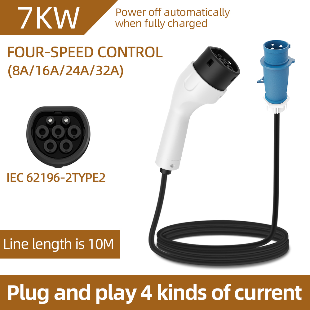 Ev Charger Adapter - For Electric Vehicle 7KW 32A EV