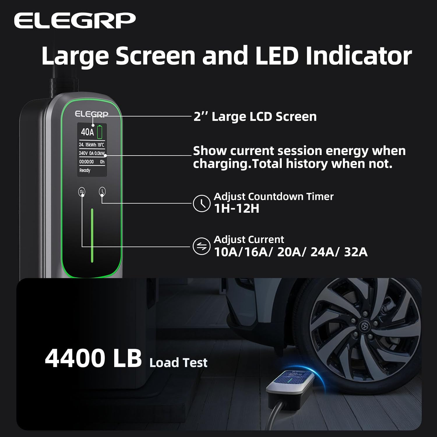 ELEGRP 32 Amp Portable Electri - огляд і ціна Portable Ev Charger