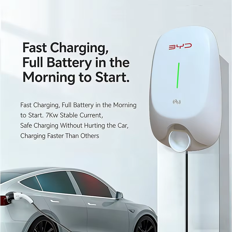 7KW Wall‑Mounted AC EV Chargin - огляд і ціна Home Ev Charger
