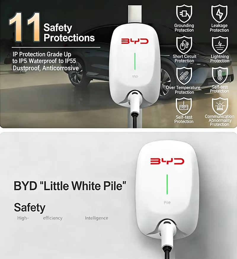 7KW Wall‑Mounted AC EV Chargin - огляд і ціна Home Ev Charger