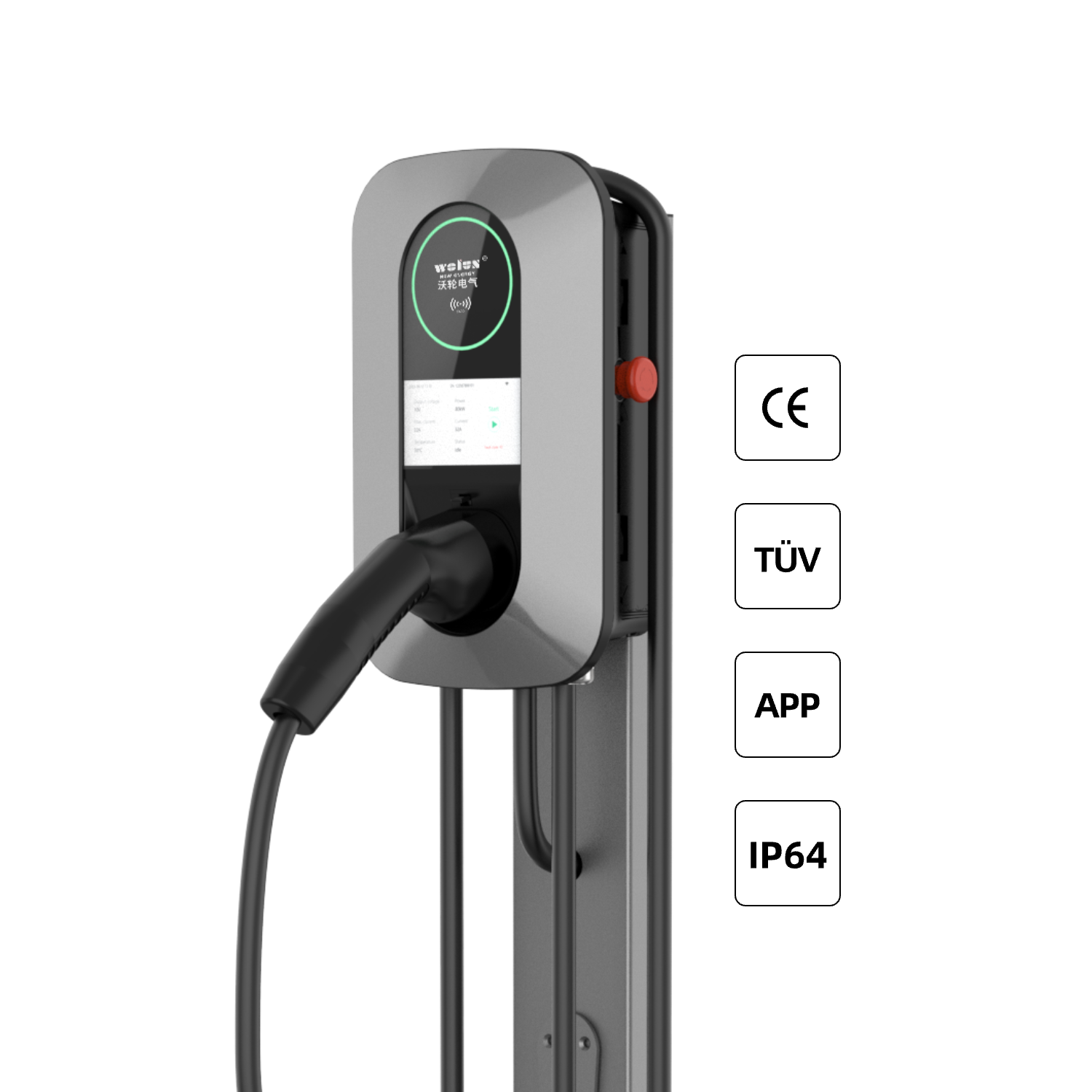 22kW AC Home Charging Pile Ev  - огляд і ціна Home Ev Charger