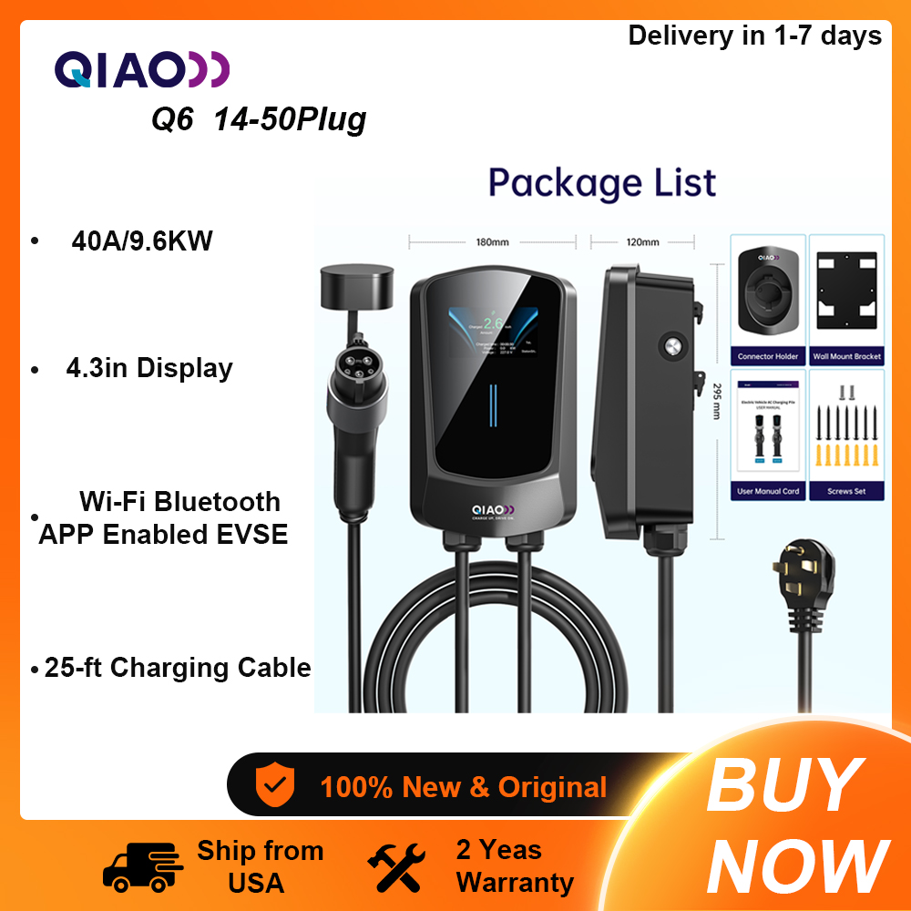 QIAO Level 2 Electric Vehicle  - огляд і ціна Portable Ev Charger
