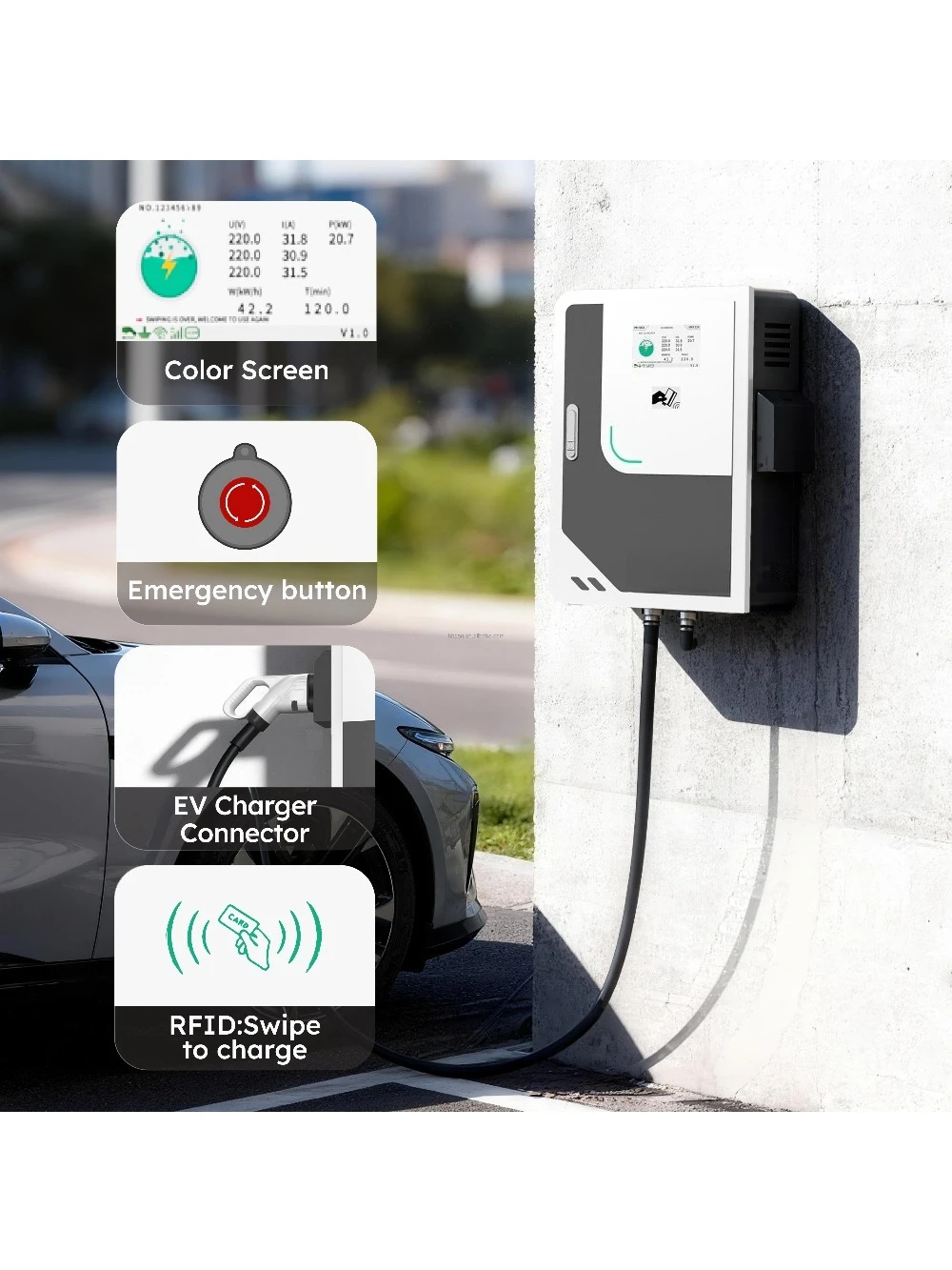 High Performance Evse 30kw 40k - огляд і ціна Ev Charging Pile