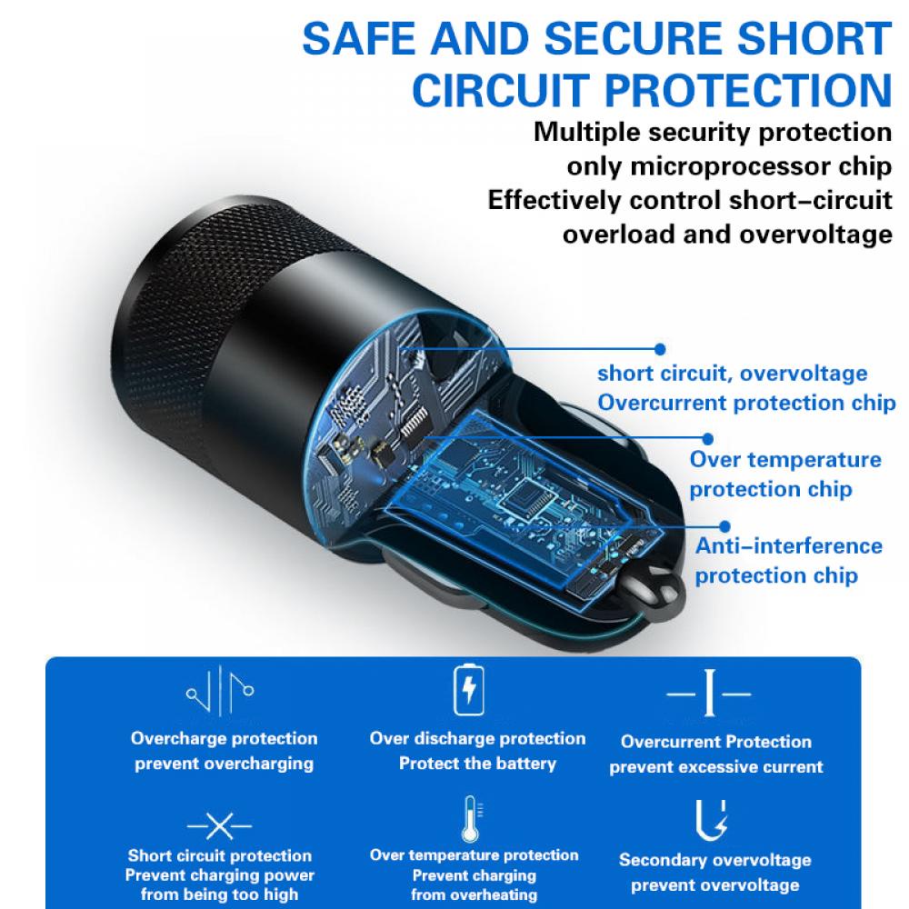 66W USB Car Charger Type C Fas - огляд і ціна Fast Ev Charger