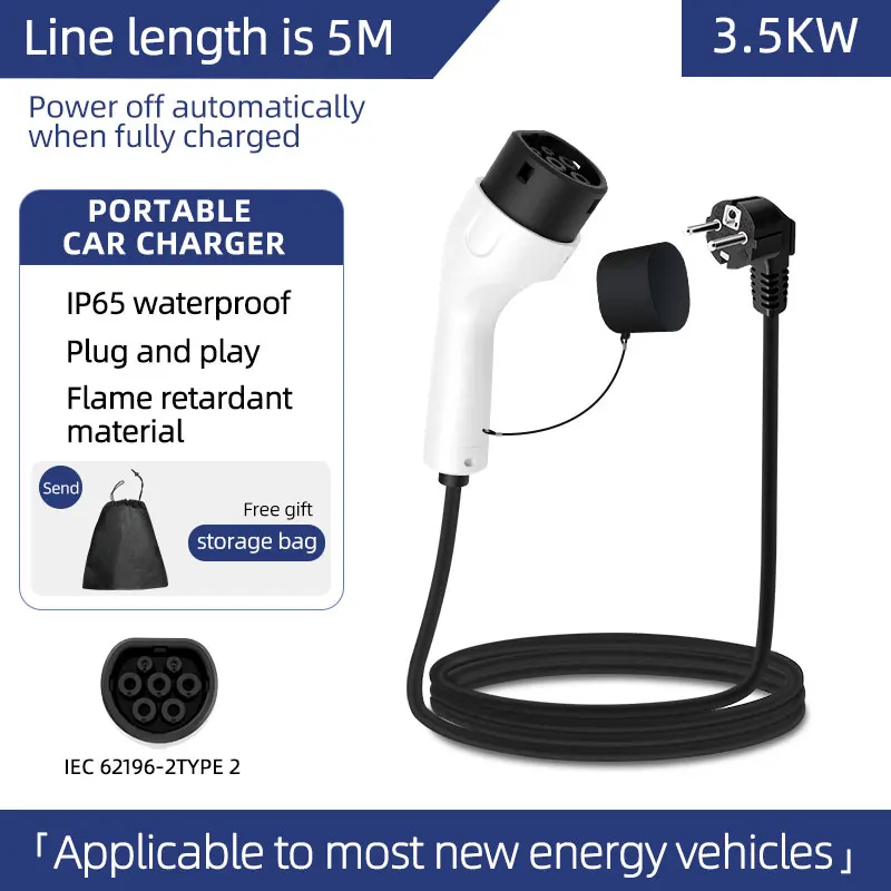 ROMADA 3.5KW 16A EV Portable C - огляд і ціна Ev Charger Adapter