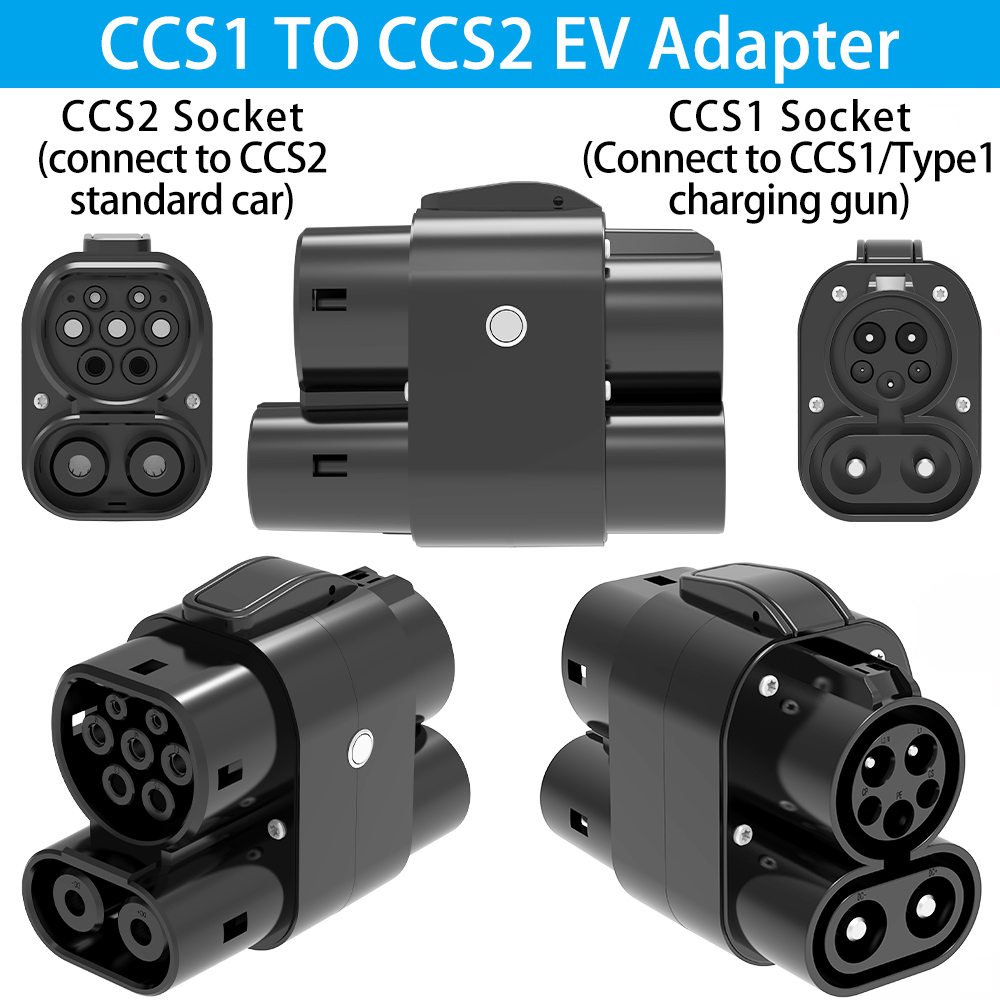 CCS1 to CCS2 EV Adapter AC+DC  - огляд і ціна Ccs2 To Ccs1 Fast Charge Adapter 250Kw