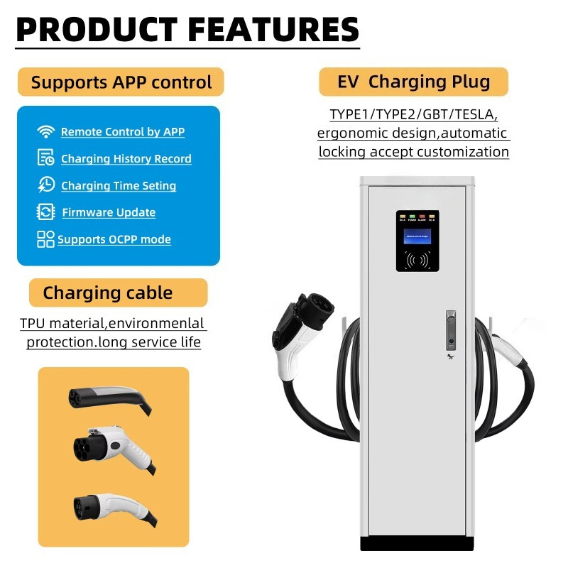 22kW*2 GB/T Type1/Type2 Dual A - огляд і ціна Ev Charger