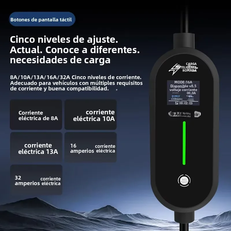 ROMADA 7KW 32A EV Portable Cha - огляд і ціна Ev Charger Adapter