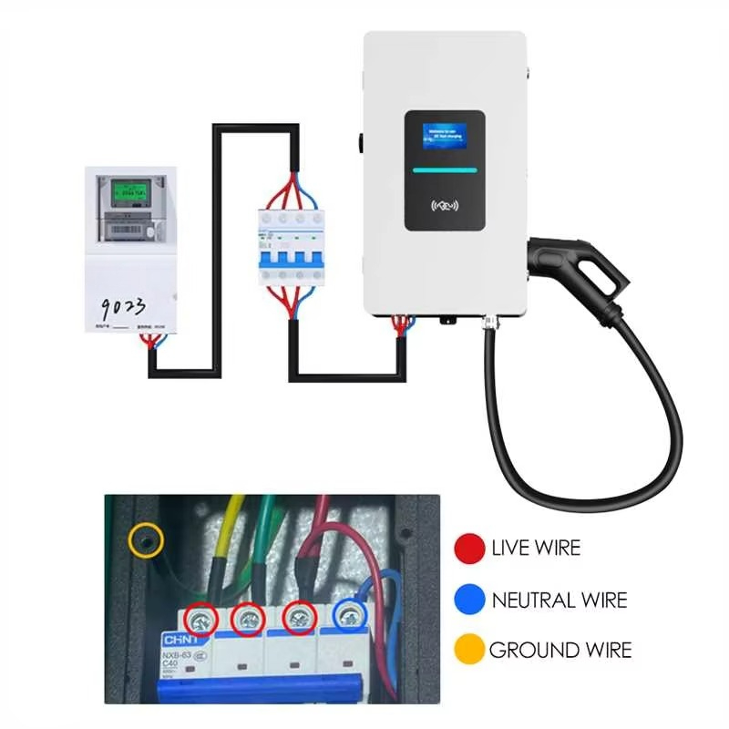 RSCHG 20kw CCS1 IP54  DC Elect - огляд і ціна Ev Charger
