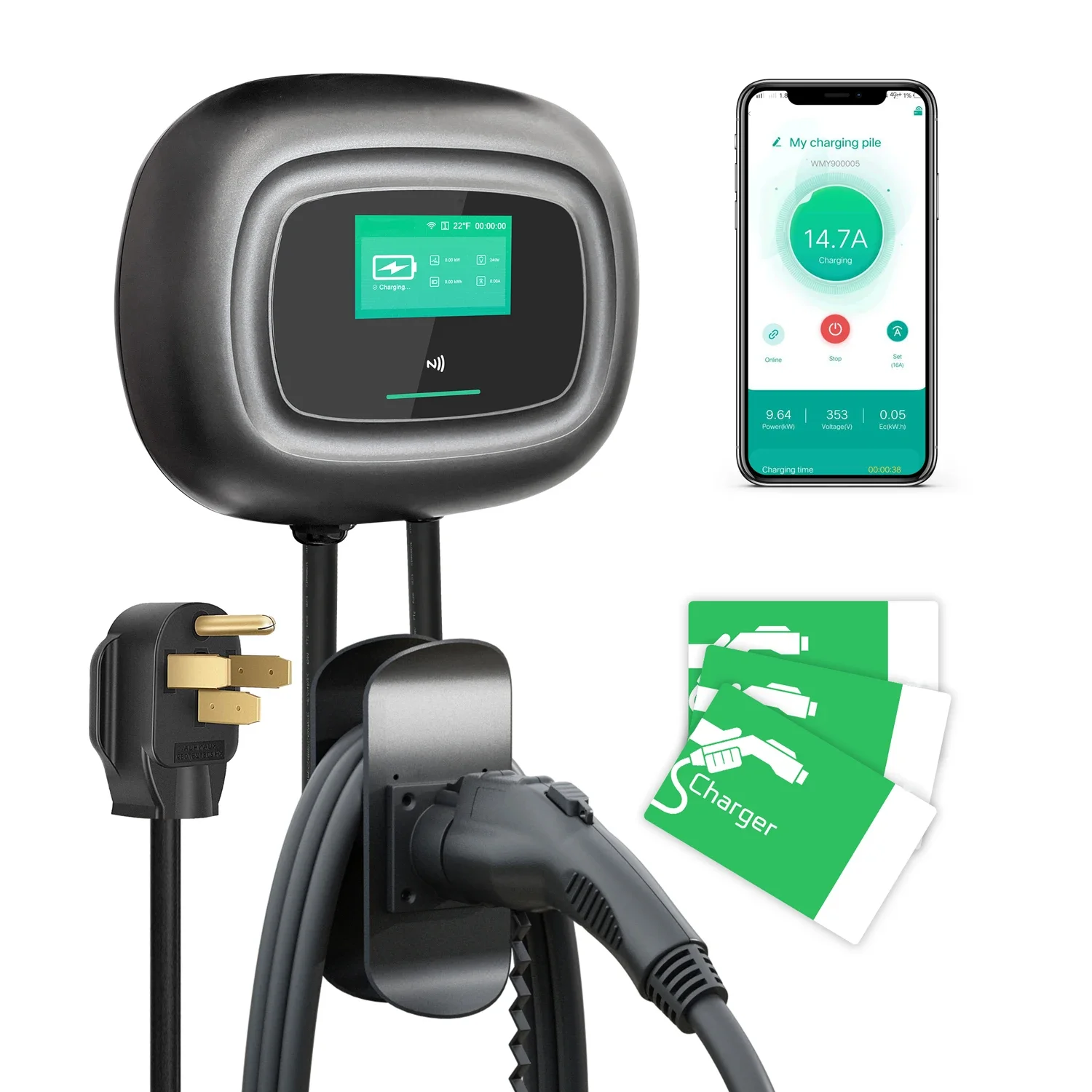 NEW Khons Wall-Mounted Electri - огляд і ціна Wallbox Ev